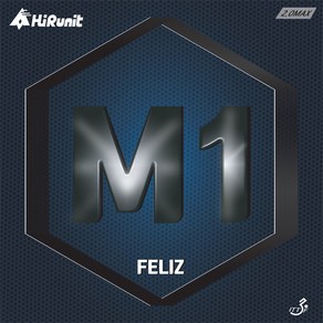 하이러닛 M1 펠리즈(FELIZ) 탁구입문 탁구러버, 적(2.0Max), 1개