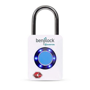 [ 318973 ] BENJILOCK BY HAMPTON TSA 승인 지문 자물쇠 (화이트), [ 318973 ] BENJILOCK BY HAMPTO