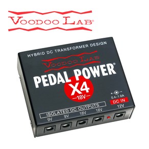 VooDooLab - POWER X4-18V / 부두랩 18V 지원 파워서플라이, 1개