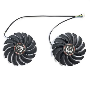 2 카드 GTX 팬 GAMING X 슈퍼 GeFoce 개/로트 MSI 1650 1660 GPU 1660Ti 쿨러 PLD09210S12HH 그래픽, 2 fan, 0 2 fan