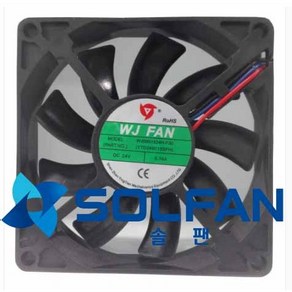 솔팬 WJS801524H-F30 DC24V FAN DC팬 80mm 사이즈 / WJ팬 / 80MM X 15MM 사이즈 / 3000RPM / MADE IN CHINA, 1개