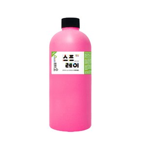 (사은품증정) 스프레이물감 1000ml 낱색 스노우키즈 핑거페인트 대용량물감 유아물감 물감놀이 미술놀이 촉감놀이, 스프레이물감1000ml(핑크)+사은품:디스펜서, 1개