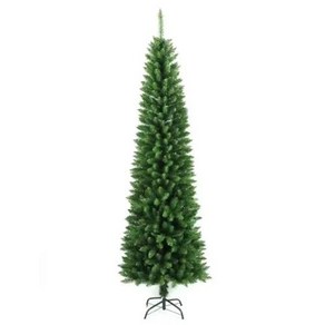 인공 크리스마스 트리 PVC 연필 뾰족한 날씬한 펜 폴 녹색 120cm 270cm 홈 장식, Chistmas tee