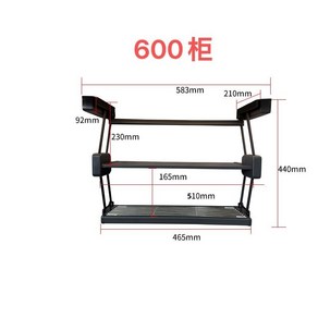 싱크대 접이식 선반 보조대 보조공간 추가 접시 트레이 랙 수납공간 설거지, 02. 폭 60cm 그레이