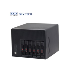 [국내배송]SKY NAS-06베이 사무실 가정용 서버랙 서버호환 네트워크 스토리지 Mini ITX 2.5 3.5인치 hotswap HDD (대량주문 가능)