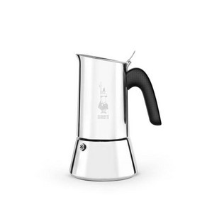 Bialetti 비너스 스테인리스 스틸 에스프레소 메이커 4컵 용량 실버