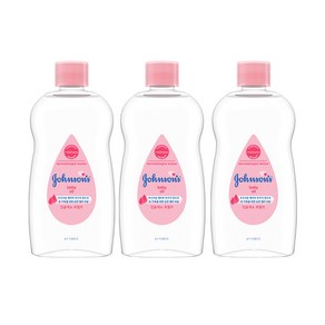 존슨즈 베이비 오일 레귤러, 3개, 300ml