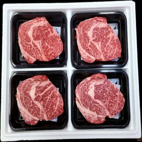 [청송한우] 투뿔 1++등급 한우 등심 1KG [250g x 4] 스킨포장 [원산지 국산], 1개