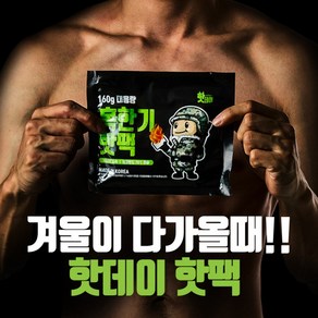 핫데이핫팩 혹한기형 160gX30매 묶음 국내생산, 30개, 160g, 상세페이지 참조