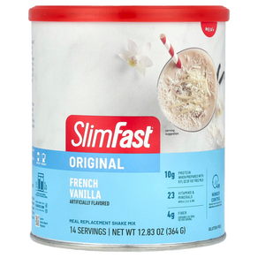 SlimFast Oiginal Meal Replacement Shake Mix Fench Vanilla 12.83 oz (364 g), 364g