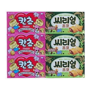 롯데제과 칸쵸40g+씨리얼28g 6번들 x 3 총18개