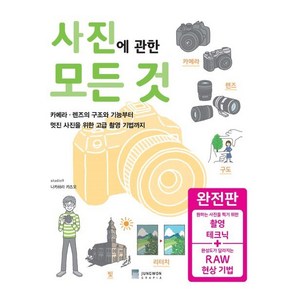 사진에 관한 모든 것 완전판:카메라 · 렌즈의 구조와 기능부터 멋진 사진을 위한 고급 촬영 기법까지, 정원그라피아, 나카하라 카즈오 저/한아름 역