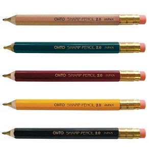 OHTO/오토 목재홀더샤프 2.0mm APS680E, 1, APS-680E-BK, APS-680E-BK