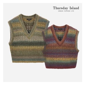 Thusday Island 그라데이션 베스트T228MVT240W 652108