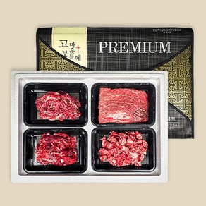 농협 안심한우 투플러스(1++) 선물세트 2호 불고기300g*2+국거리300g+산적400g, 1개