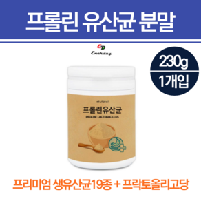 프로바이오생 유산균 1세대유산균 장도달 유산균 엔테로코커스 람노스유산균 물에 타먹는유산균 장까지 살아가는 착한생 약국 유산균 보장균수 락토바실러스루테리 유산균, 1개, 230g