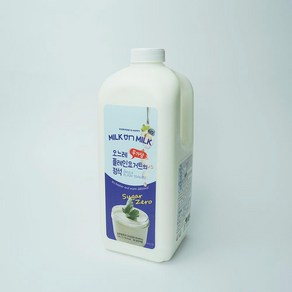 [밀크온밀크] 오느레 무가당 플레인요거트의 정석 1800mL 대용량, 1개, 1개입