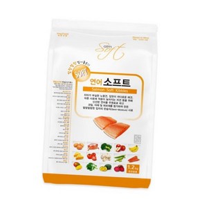 허약한 노견용 부드러운 반 습식 사료 1.2kg 영양사료 수술견 아픈강아지사료 강아지사료 촉촉사료 개사료, 1개