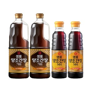 샘표 양조간장 701+ 501, 1.7L, 2개