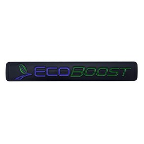 카포카 포드 링컨 에코부스트 ECOBOOST 익스플로러 엠블럼 스티커 뱃지, 무광블랙C