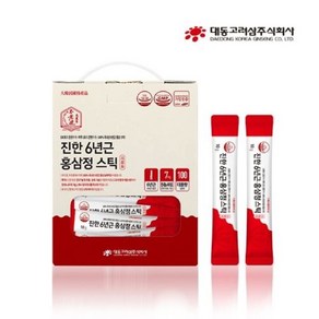 대동고려삼 진한 6년근 홍삼정 스틱 10ml x 100포(100일분) 기억력개선 면역력증진 피로개선, 100개, 10g