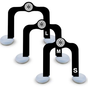 지칸디 골프 퍼팅 게이트 연습도구 연습기 실내외겸용 3종세트, 퍼팅게이트 3 개 세트