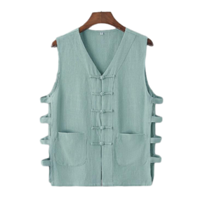 M-5XL 남자 여름 린넨 베스트 면 마 나시 개량복장 Men's Vest 뉴타임즈 I110N391