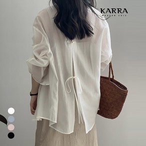 카라 KARRA 오리엔탈백리본블라우스 A4M1307