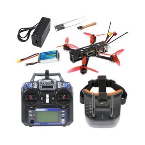 레이싱드론 FPV 미니드론 PNP RTF 레이싱 레이저 마이크로 1200TVL 카메라 F220 220mm 5 인치 60mm RPSMA 안테나 58G 40CH 고글 모니터, 1개