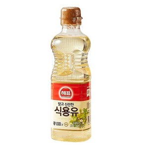 사조해표 식자재 명절 집들이 콩기름 튀김요리 500ml, 1개