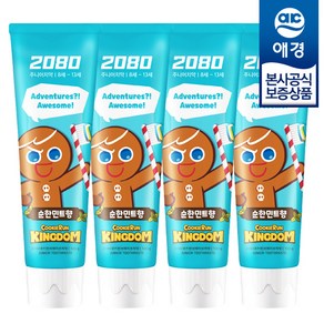 2080 쿠키런 브레이브 치약, 100g, 4개