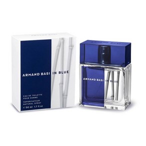 알만바시 향수 In Blue by fo Men. 오 드 뚜왈렛 스프레이 1.7온스, 1개, 50ml