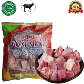 WORLD FROZEN HALAL GOAT MEAT 냉동염소고기 1KG 1개