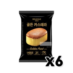 브레디크 골든카스테라 베이커리간식 78g x 6개