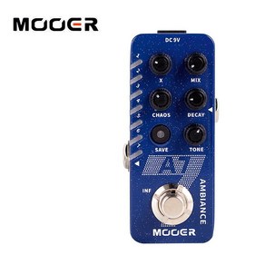 MOOER AUDIO 이펙터 A7 Ambiance Reveb Pedal 리버브, 1개