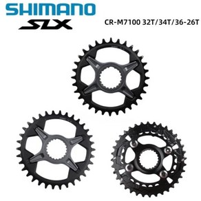 시마노 SLX 체인링 CR M7100 12 속도 30T 32T 34T 36-26T 자전거 부품 크랭크셋 기어 크랭크 MTB 오, 03 36-26T