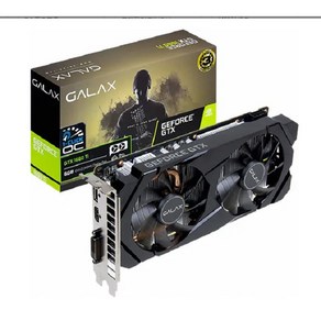 24년12월보증 as 갤럭시 GALAX 지포스 GTX 1660Ti BLACK D D6 6GB