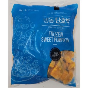 [얌얌마켓] 냉동 단호박 탈피 1kg (아이스박스 포함), 1개