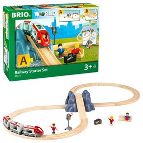 BRIO WORLD 8 자 스타터 세트 33773, 1개