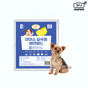 [국내정품]마마쇼 실속형 배변패드 상큼한 레몬향 120p M(53 x 43 cm) 120개입 1개[매장]