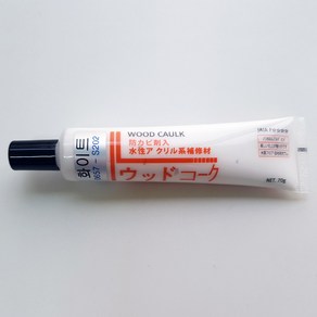 우드코크 강화 마루 틈새 메꾸미 보수 화이트, 01) 화이트, 70ml, 1개