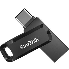 샌디스크 회전캡형 A타입 앤 C타입 USB3.1 블랙 SDDDC3, 128GB