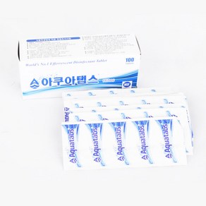 캠핑카 카라반 물통 청수통 살균소독 세척제 167mg 100정 (유통기한 29년1월), 1개