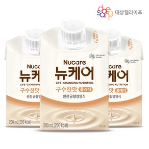 뉴케어 구수한맛200mlx30팩 완전균형영양식, 200ml, 30개