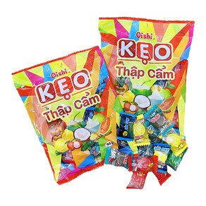 Thomy 베트남 사탕 Keo Oishi thap cam (90g 과일맛), 5개, 90g