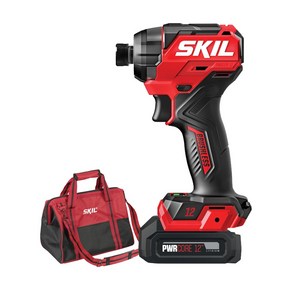 SKIL 스킬 12V 충전 임팩드라이버 ID6744SE20 소형공구가방 배터리2개 풀세트, 1개