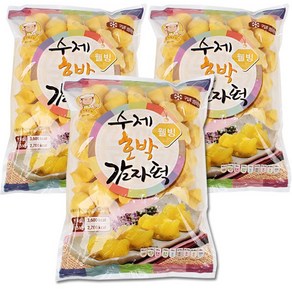 벅스웨이 호박감자떡 2kg, 3개