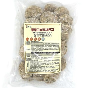 통통 고추잡채 완자 1kg, 1개