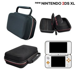 닌텐도 new 2DS XL 대형 파우치 케이스, 블랙, 1개