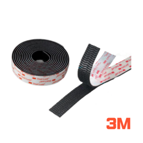 3M 듀얼락 초강력 벨크로 탈부착 찍찍이 양면 테이프 전동휠 DIY 멀티탭 서랍 고정